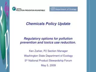 Chemicals Policy Update