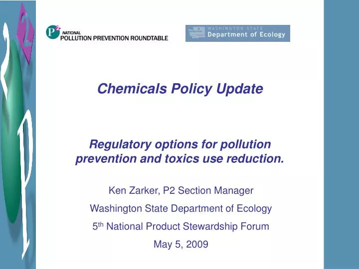 chemicals policy update