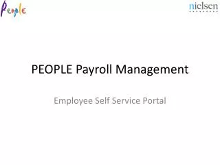 PEOPLE Payroll Management