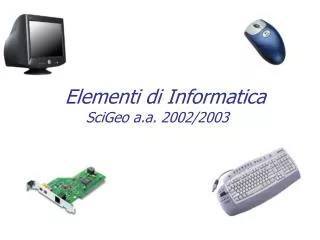 elementi di informatica