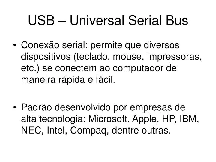 usb universal serial bus