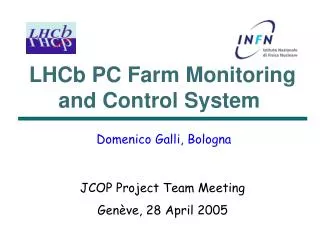 LHCb PC Farm Monitoring and Control System