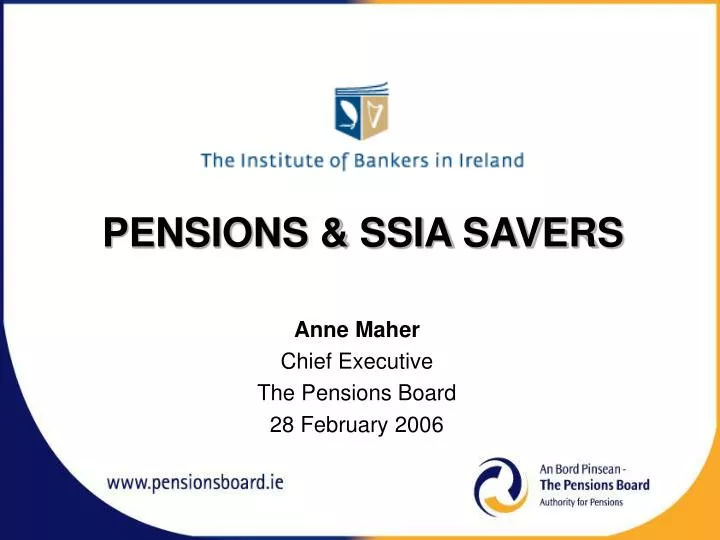 anne maher chief executive the pensions board 28 february 2006