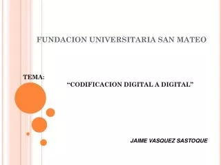 fundacion universitaria san mateo