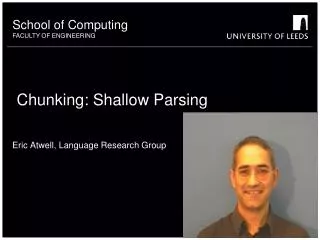 Chunking: Shallow Parsing