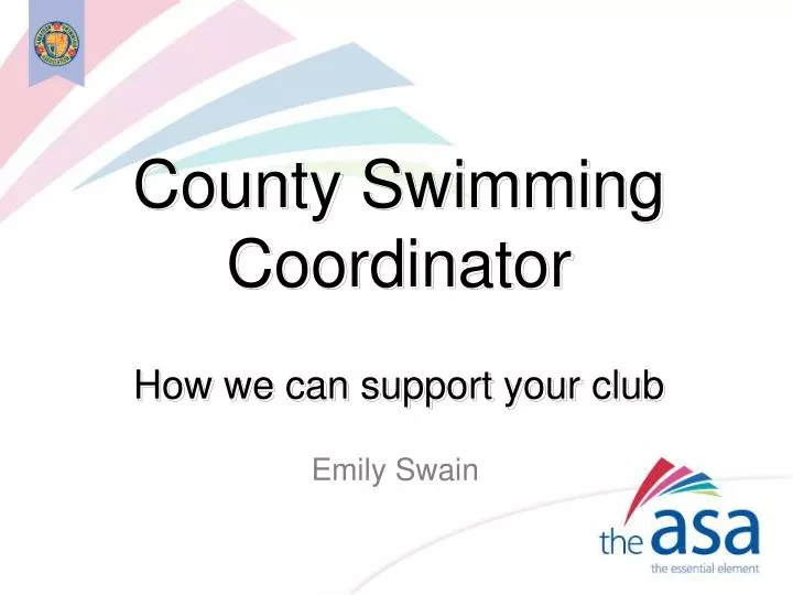 county swimming coordinator how we can support your club
