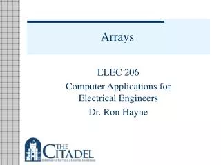 Arrays