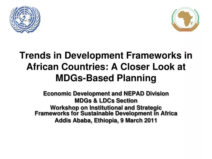 trends in development frameworks in african countries a closer look at mdgs based planning