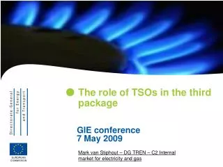The role of TSOs in the third package