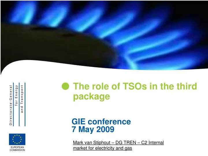 the role of tsos in the third package