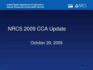NRCS 2009 CCA Update