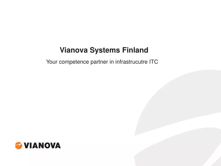vianova systems finland