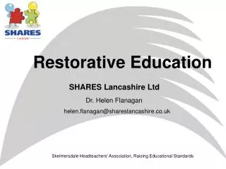 Restorative Education