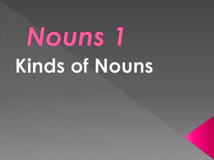 nouns 1