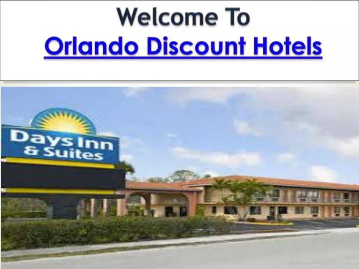 welcome to orlando discount hotels