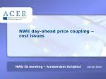 NWE day-ahead price coupling – cost issues - slide 1