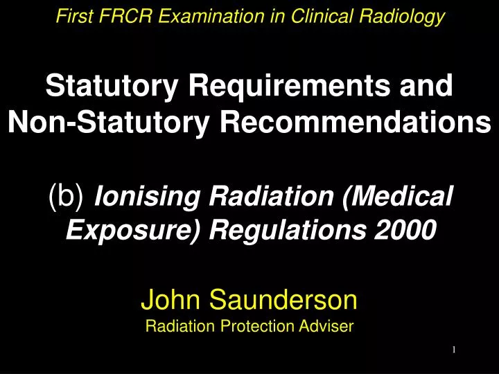 Radiation Protection Training, CN