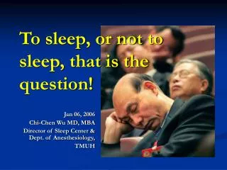 To sleep, or not to sleep, that is the question!