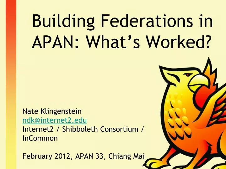 building federations in apan what s worked