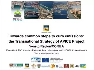 Towards common steps to curb emissions: the Transnational Strategy of APICE Project