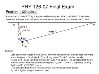 PHY 126-07 Final Exam