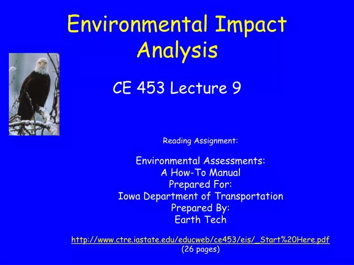 environmental impact analysis