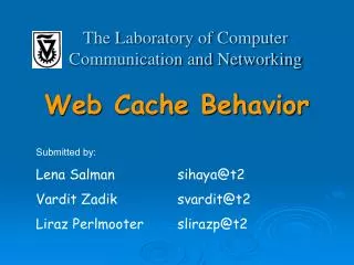 Web Cache Behavior