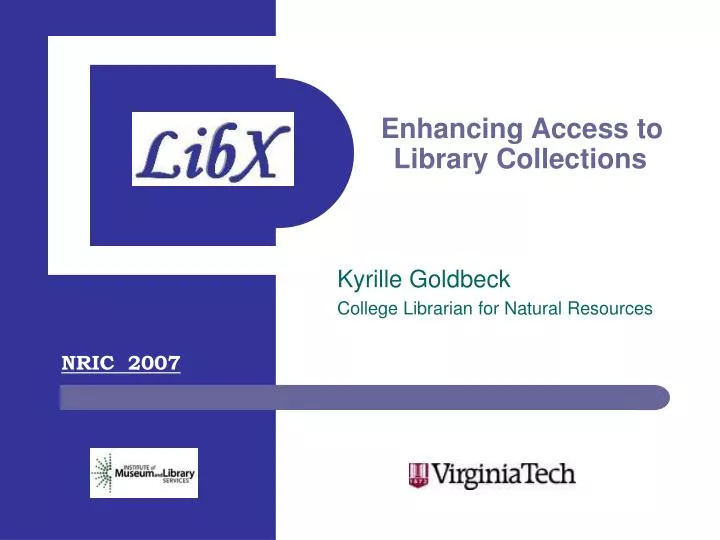 enhancing access to library collections