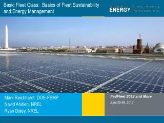 Basic Fleet Class: Basics of Fleet Sustainability and Energy Management