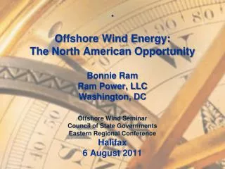 Why Offshore Wind: The Argument
