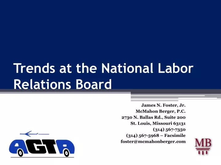 trends at the national labor relations board