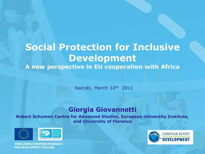 social protection for inclusive development a new perspective in eu cooperation with africa