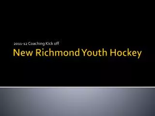 New Richmond Youth Hockey