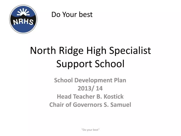 north ridge high specialist support school