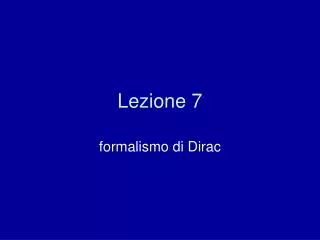 lezione 7