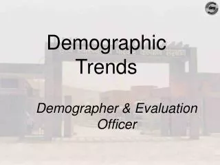 Demographic Trends