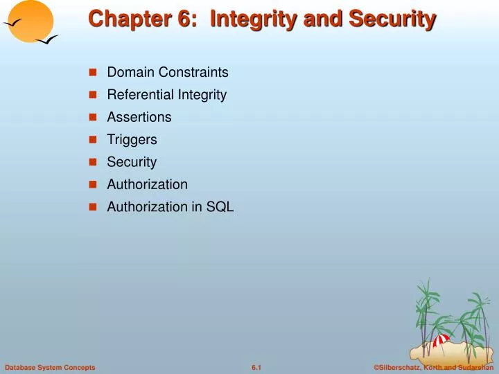 chapter 6 integrity and security