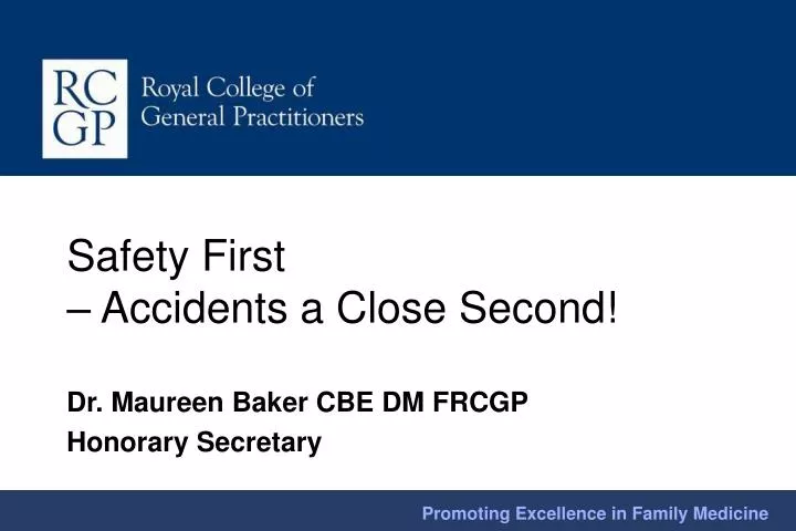 dr maureen baker cbe dm frcgp honorary secretary