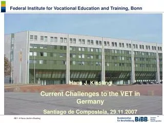 Federal Institute for Vocational Education and Training , Bonn