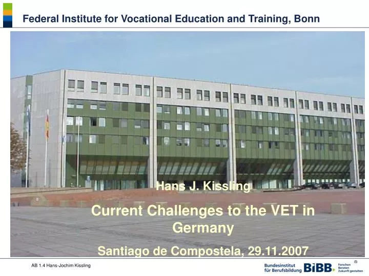 federal institute for vocational education and training bonn