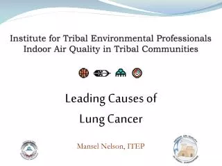 Institute for Tribal Environmental Professionals Indoor Air Quality in Tribal Communities