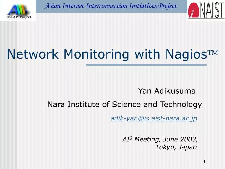 network monitoring with nagios