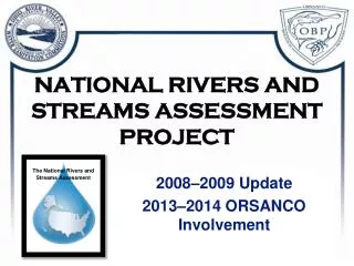 NATIONAL RIVERS AND STREAMS ASSESSMENT PROJECT