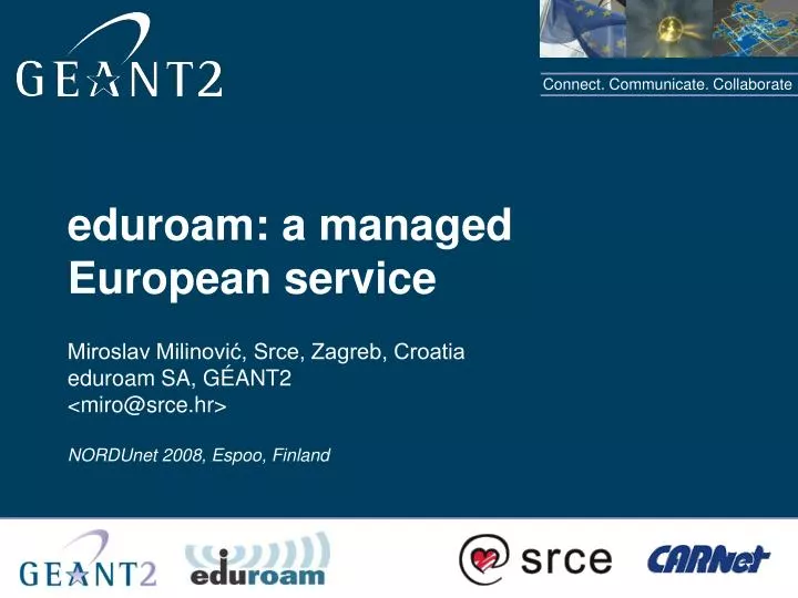 eduroam a managed european service