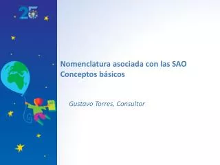 nomenclatura asociada con las sao conceptos b sicos