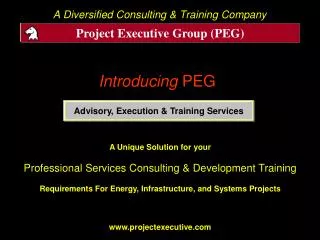 Introducing PEG