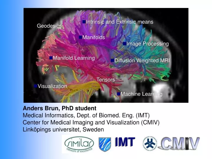 manifold learning from brain visualization to advanced image processing