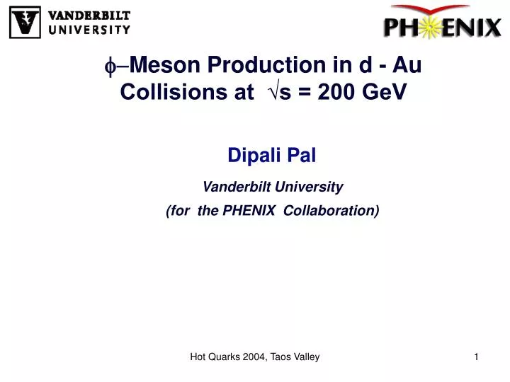 f meson production in d au collisions at s 200 gev