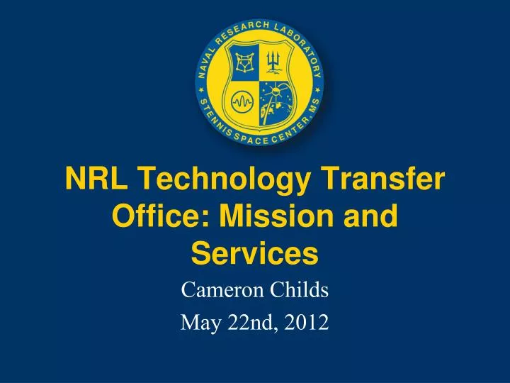 nrl technology transfer office mission and services
