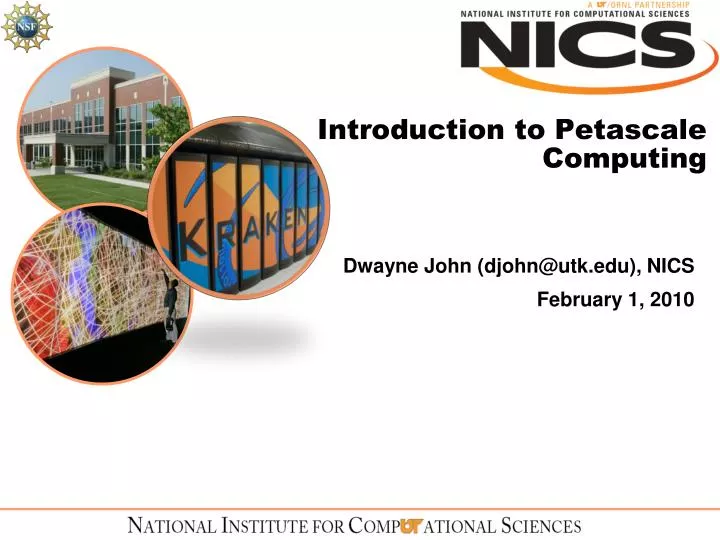 introduction to petascale computing